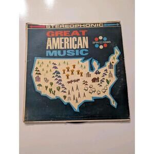 No Artist Great American Music LP, Mono 0 Military, Country (VG / G)